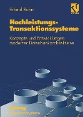 Cover-Bild zum Titel 'Hochleistungs-Transaktionssysteme' von 'Erhard Rahm'