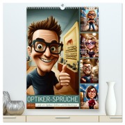 Optikersprüche (hochwertiger Premium Wandkalender 2026 DIN A2 hoch), Kunstdruck in Hochglanz - Sabine Löwer
