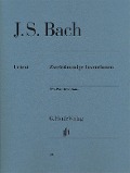 Zweistimmige Inventionen für Klavier zu zwei Händen. Revidierte Ausgabe von HN 169 - Johann Sebastian Bach