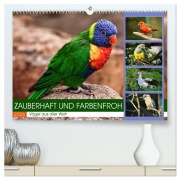 Cover-Bild zum Titel 'Zauberhaft und farbenfroh (hochwertiger Premium Wandkalender 2026 DIN A2 quer), Kunstdruck in Hochglanz' von 'Sabine Löwer'