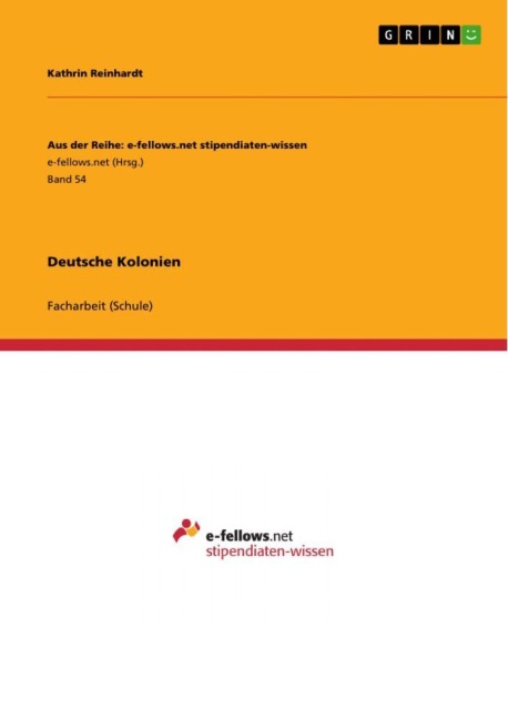 Deutsche Kolonien - Kathrin Reinhardt