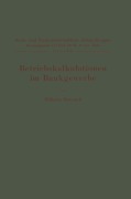 Cover-Bild zum Titel 'Betriebskalkulationen im Bankgewerbe' von 'Wilhelm Hasenack'