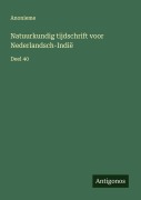 Cover-Bild zum Titel 'Natuurkundig tijdschrift voor Nederlandsch-Indië' von 'Anonieme'