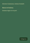 Cover-Bild zum Titel 'Maria de Rudenz' von 'Salvatore Cammarano, Gaetano Donizetti'