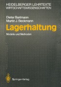 Cover-Bild zum Titel 'Lagerhaltung' von 'Martin J. Beckmann, Dieter Bartmann'