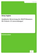 Cover-Bild zum Titel 'Qualitative Bewertung des MQTT-Einsatzes für Vehicle-2-X Anwendungen' von 'Simay Saglam'