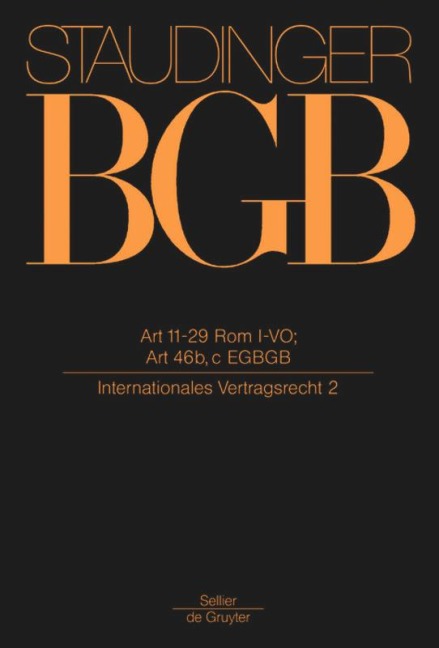 Art 11-29 Rom I-VO; Art 46 b, c EGBGB - 