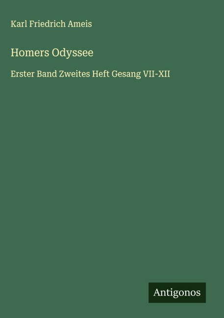Homers Odyssee - Karl Friedrich Ameis