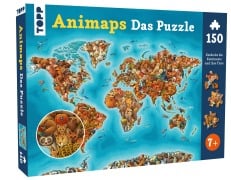 Cover-Bild zum Titel 'Animaps: Das Puzzle - 150 Teile.' von ''