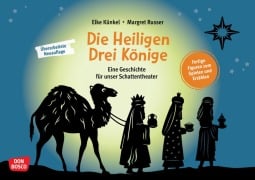 Cover-Bild zum Titel 'Die Heiligen Drei Könige. Eine Geschichte für unser Schattentheater' von 'Elke Künkel'