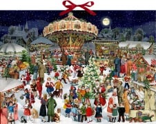 Cover-Bild zum Titel 'Wand-Adventskalender - Nostalgischer Weihnachtsmarkt' von ''
