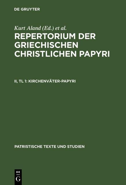 Kirchenväter-Papyri - 