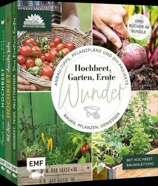 Garten, Hochbeet, Ernte-Wunder - Drei Bücher im Bundle - Die Stadtgärtner