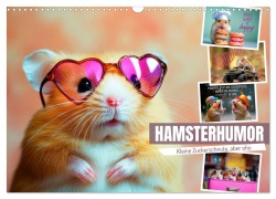 Hamsterhumor - Kleine Zuckerschnute, aber oho (Wandkalender 2026 DIN A3 quer), CALVENDO Monatskalender - Melanie Viola