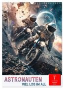 Cover-Bild zum Titel 'Astronauten - viel los im All (Wandkalender 2026 DIN A3 hoch), CALVENDO Monatskalender' von 'Peter Roder'