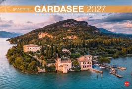 Cover-Bild zum Titel 'Gardasee Globetrotter Kalender 2027 - Von romantischen Buchten und malerischen Orten' von ''