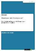 Cover-Bild zum Titel 'Hegemone oder Dominatoren?' von ''