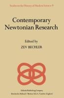 Contemporary Newtonian Research - 