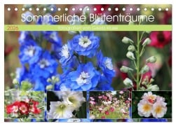 Cover-Bild zum Titel 'Sommerliche Blütenträume (Tischkalender 2026 DIN A5 quer), CALVENDO Monatskalender' von 'Gisela Kruse'