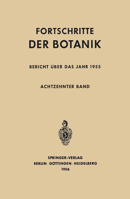 Bericht über das Jahr 1955 - Erwin Bünning, Ernst Gäumann