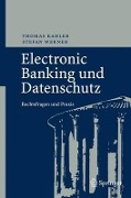 Cover-Bild zum Titel 'Electronic Banking und Datenschutz' von 'Thomas Kahler, Stefan Werner'