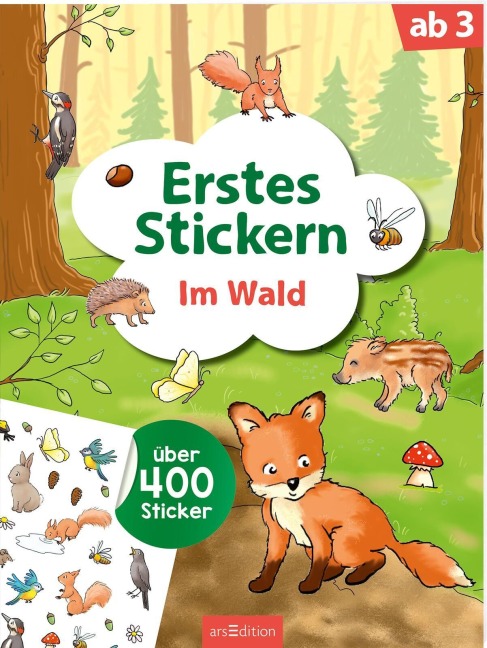 Erstes Stickern - Im Wald - 