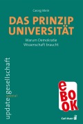 Cover-Bild zum Titel 'Das Prinzip Universität' von 'Georg Mein'