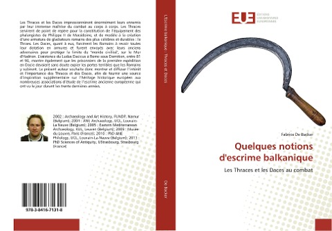 Quelques notions d'escrime balkanique - Fabrice De Backer