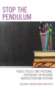 Cover-Bild zum Titel 'Stop the Pendulum' von 'William D. Bursuck, Craig Peck'