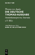 Cover-Bild zum Titel 'Die Letzten Dinge' von ''