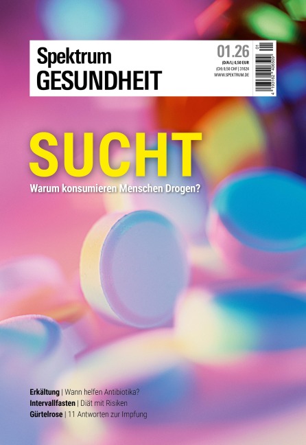 Spektrum Gesundheit 1/2026 - Sucht - Spektrum der Wissenschaft