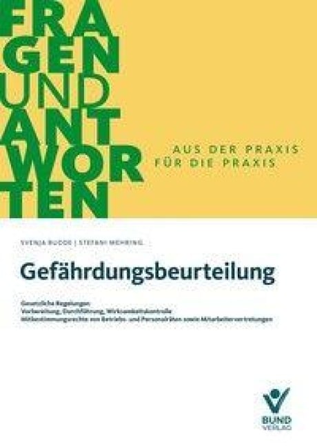 Gefährdungsbeurteilung - Svenja Budde, Stefani Mehring