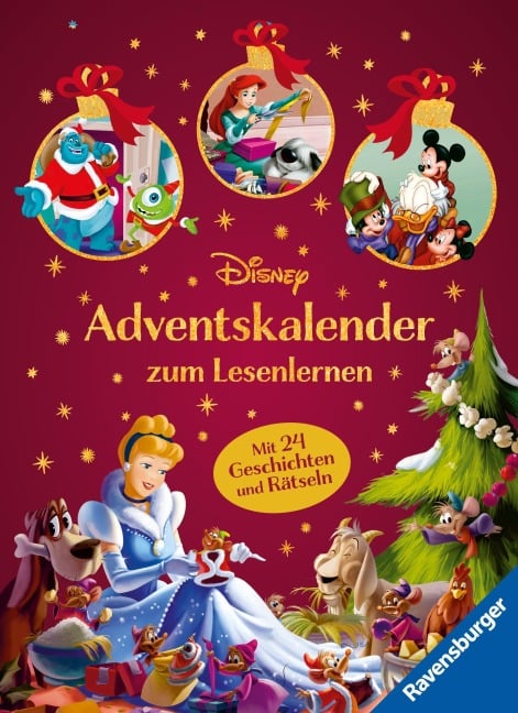 Disney Adventskalender - Erstlesebuch zum Lesenlernen - Anne Scheller