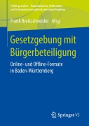 Cover-Bild zum Titel 'Gesetzgebung mit Bürgerbeteiligung' von ''