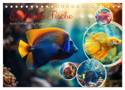 Cover-Bild zum Titel 'Exotische Fische (Tischkalender 2026 DIN A5 quer), CALVENDO Monatskalender' von 'Steffen Gierok-Latniak'