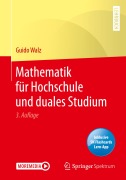 Cover-Bild zum Titel 'Mathematik für Hochschule und duales Studium' von 'Guido Walz'
