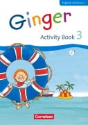 Cover-Bild zum Titel 'Ginger - Early Start Edition 3. Schuljahr - Activity Book mit Audio-CD, Minibildkarten und Faltbox' von 'Kerstin Caspari-Grote, Ina Grandt, Ulrike Kraaz, Ines Völtz, Christel Simon'