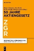 Cover-Bild zum Titel '50 Jahre Aktiengesetz' von ''