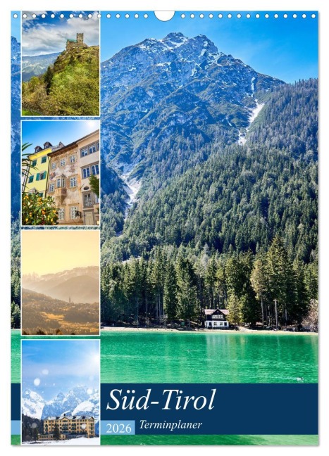 Süd-Tirol Terminplaner (Wandkalender 2026 DIN A3 hoch), CALVENDO Monatskalender - Sven Fuchs