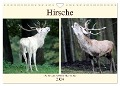 Hirsche - Die stolzen Bewohner des Waldes (Wandkalender 2024 DIN A4 quer), CALVENDO Monatskalender - Arno Klatt
