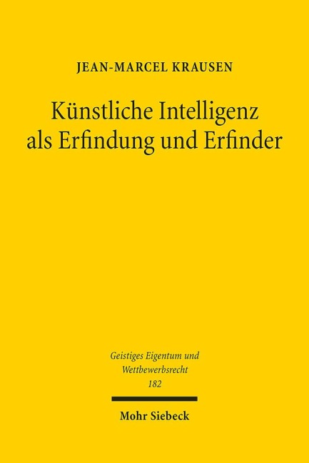 Künstliche Intelligenz als Erfindung und Erfinder - Jean-Marcel Krausen