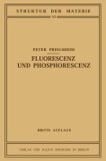 Cover-Bild zum Titel 'Fluorescenz und Phosphorescenz im Lichte der Neueren Atomtheorie' von 'Peter Pringsheim'