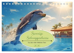 Sonnige Schnappschüsse - Ein Jahr voller fröhlicher Tiere (Tischkalender 2026 DIN A5 quer), CALVENDO Monatskalender - Rupert Kowalski