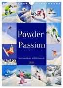 Powder Passion - Snowboardkunst im Höhenrausch (Wandkalender 2026 DIN A4 hoch), CALVENDO Monatskalender - Michaela Schimmack