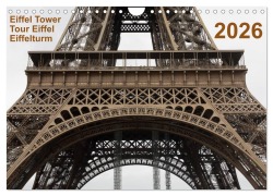 Cover-Bild zum Titel 'Eiffel Tower - Tour Eiffel - Eiffelturm - Paris 2026 (Wandkalender 2026 DIN A4 quer), CALVENDO Monatskalender' von 'Photo Studio Mark Chicoga'