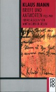 Cover-Bild zum Titel 'Briefe und Antworten 1922 - 1949' von 'Klaus Mann'