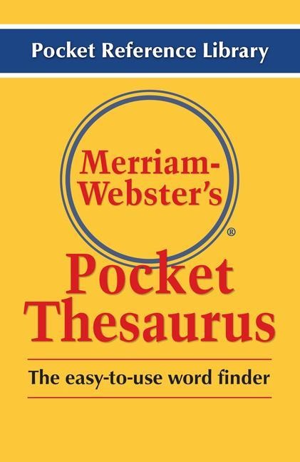 Merriam-Webster's Pocket Thesaurus - 