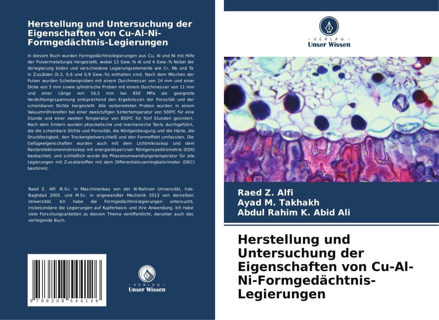 Herstellung und Untersuchung der Eigenschaften von Cu-Al-Ni-Formgedächtnis-Legierungen - Raed Z. Alfi, Ayad M. Takhakh, Abdul Rahim K. Abid Ali