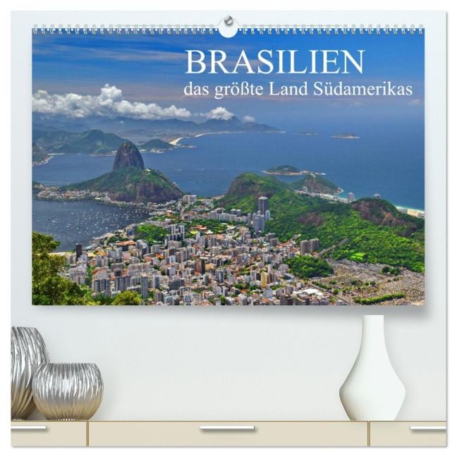 Brasilien - das größte Land Südamerikas (hochwertiger Premium Wandkalender 2026 DIN A2 quer), Kunstdruck in Hochglanz - Fryc Janusz