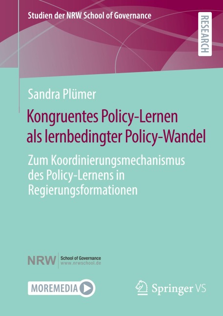 Kongruentes Policy-Lernen als lernbedingter Policy-Wandel - Sandra Plümer